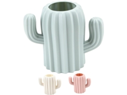 Conjunto De 3 Vasos Porta Caneta Em Formato De Cacto, Decoração Para Mesa, Ideal Para Escritório E Casa.