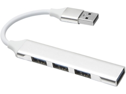 Hub Usb De 4 Portas, 3.0 Múltiplo, Divisor Para Laptop, Pc, Desktop E