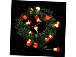 Cordão De Luzes Led Em Formato De Fada, Luzes Decorativas De Led Para Jardim, Sem Bateria, Verde. Gokoco