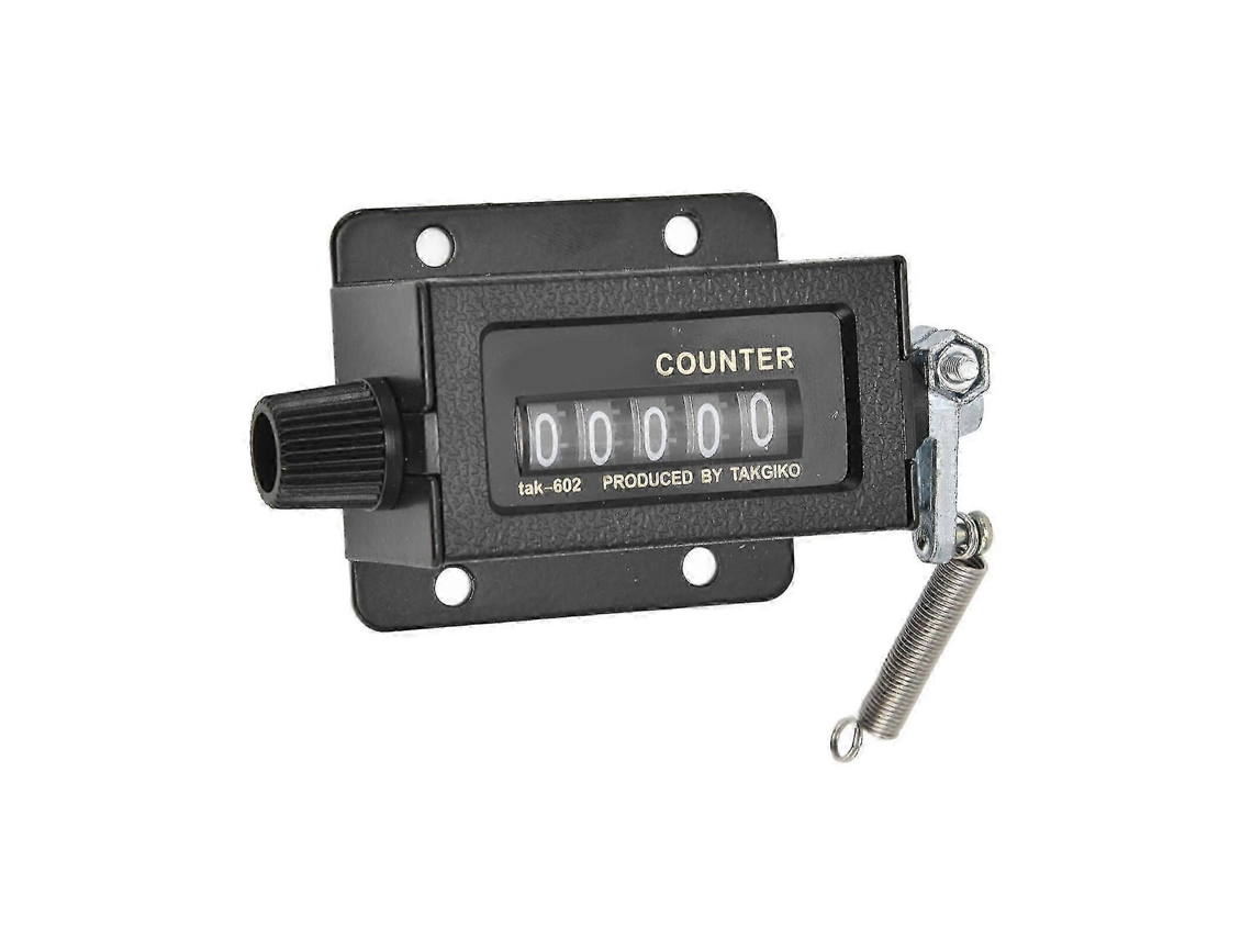 Contador Mecânico, Contador de 5 Dígitos 0 99999 com Reinicialização Mecânica Manual, Defumador de Impacto Manual para Impressora BRILVIBERA