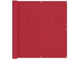 Maison Exclusive - Tela De Varanda 110 X 700 Cm Tecido Oxford Retangular Vermelho