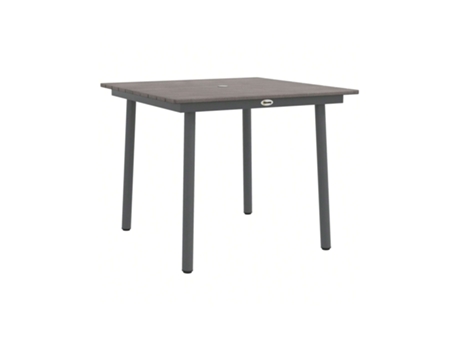 Mesa De Jantar De Jardim Para 4 Pessoas, Pead, Cinzento Escuro Serestoy