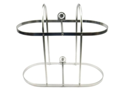 Suporte de Pára-Lama em Aço Inoxidável Gs62107 Prateado 2 X 30 Cmgoldenship