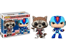 Conjunto de Figuras FUNKO POP! Marvel Rocket vs MegaMan X