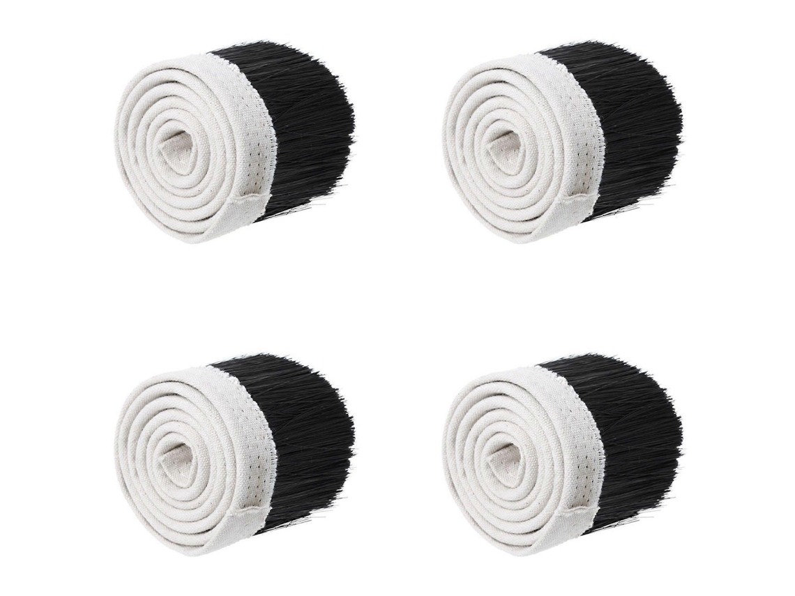 Conjunto De 4 Escovas De Nylon Para Aspirador De Pó, Com 1 Metro De Comprimento E 70 Mm De Diâmetro, Ideais Para Máquinas Cnc, Roteadores E Máquinas D