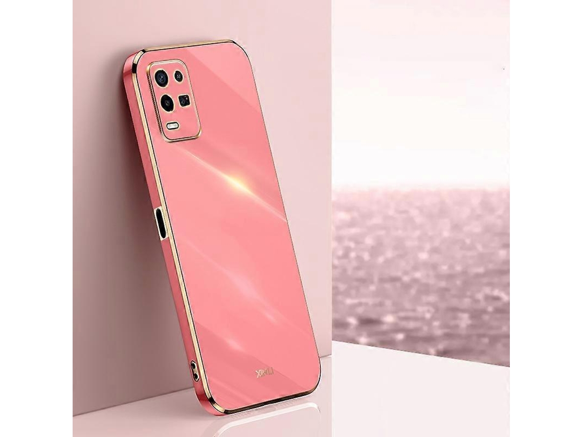 Capa De Celular De Tpu Galvanizada Xinli Straight Edge 6d Para Oppo K9x