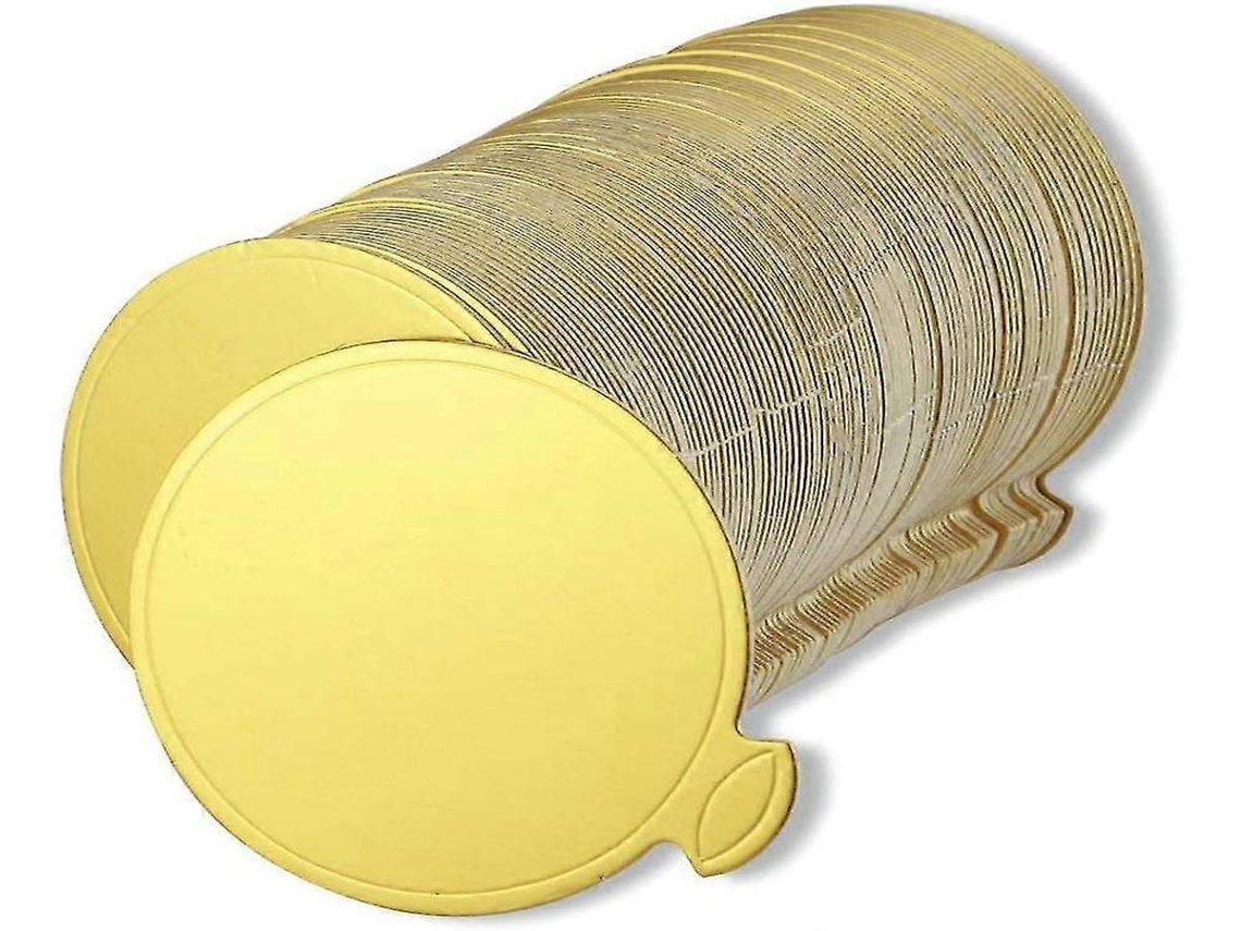 Lurelia Papel Para Forno, 100 Unidades, Redondo, Dourado, Para Forno E Pastelaria