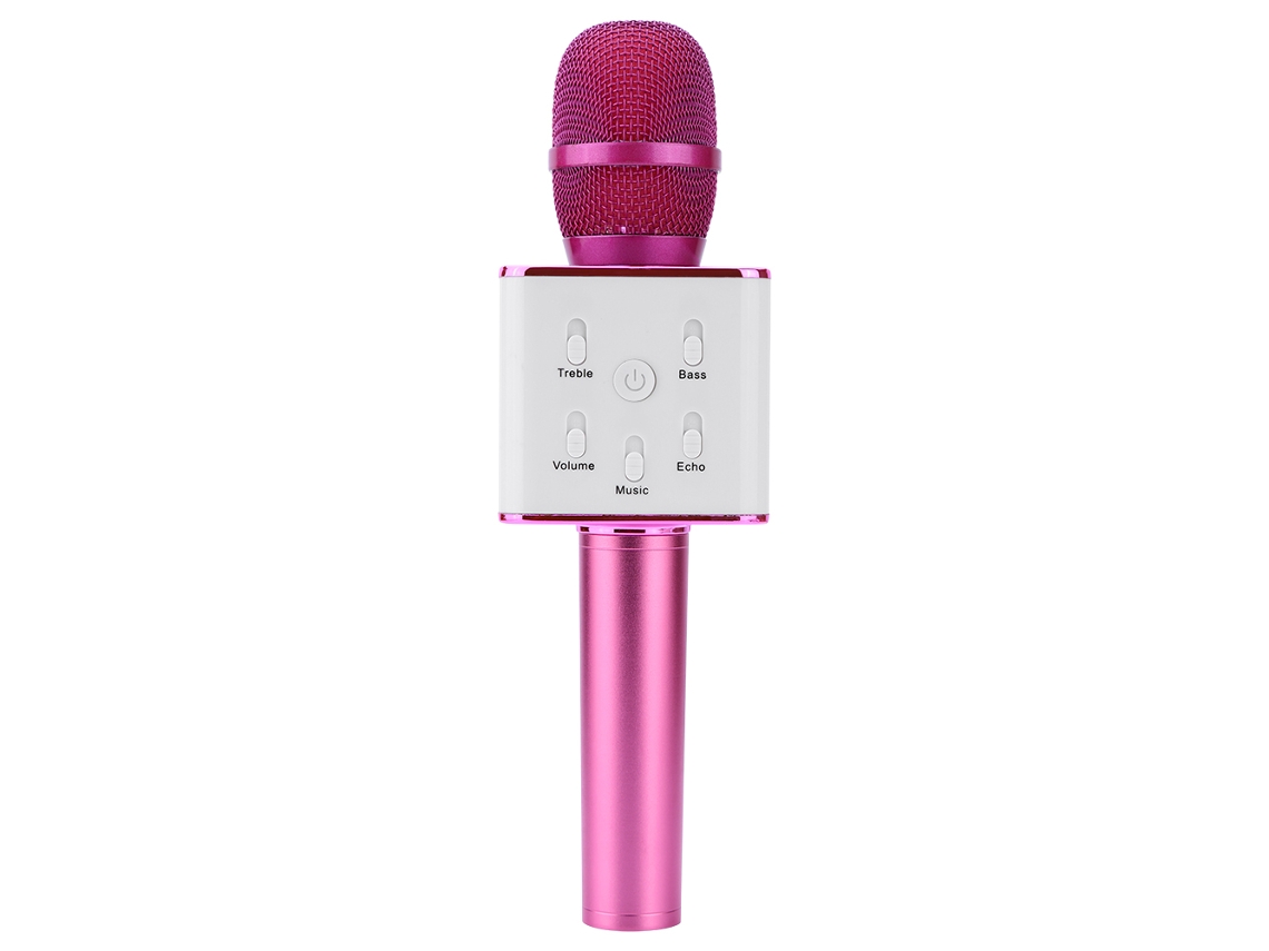 Microfone Sem Fio EOOCOO (conexão Bluetooth, Inserção de Pen Drive)