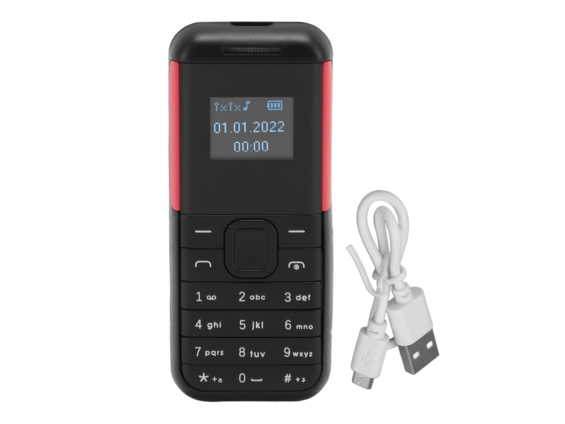 Aetheria telefone Móvel Mini 2g 0.66 Polegada Reprodutor Bluetooth Dual Chip para Idosos Crianças