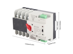 Laxiscreed Comutador Automático Para Duas Fontes De Energia, Troca Rápida Em Milissegundos