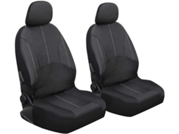 Capa De Assento De Carro Em Couro Pu Preto, Proteção Confortável Para O Carro, Conjunto De 4 Peças Adequado Para Caminhões E
