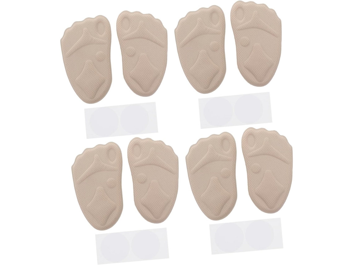 Palmilhas Invisíveis Ipetboom, Conjunto Com 4 Unidades, Almofadas Respiráveis De Esponja Para Calcanhar E Antepé