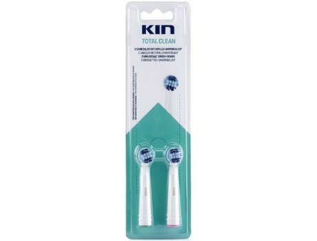 Cabeças de escova de dentes universal elétrico 2ut Total  clear