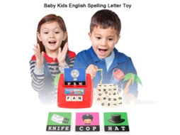 Primerox brinquedo Educativo de Aprendizado Precoce para Bebê: Jogo de Soletrar Letras do Alfabeto em Inglês