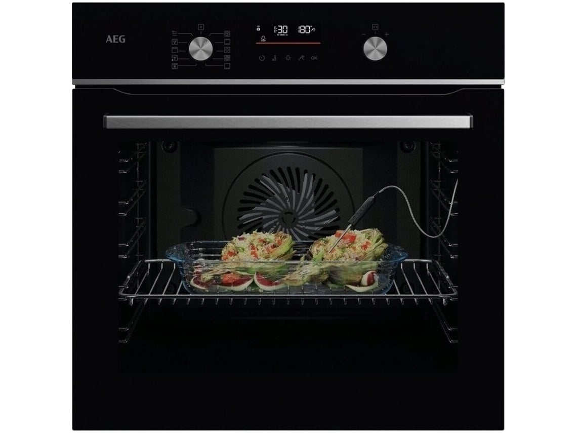 Forno Multifunções AEG OA5PB531AB SteamBake (Outlet Grade B - 71 L - AquaClean e Pirólitico - Preto) 