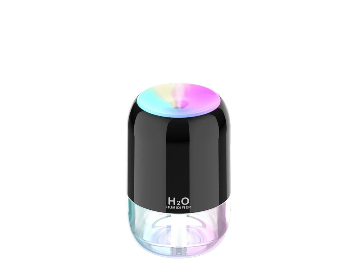 Mini Umidificador Usb 200ml Auto Desligamento Para Quarto Bestvite Preto