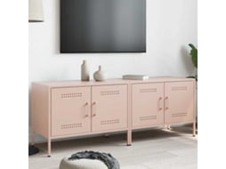 Vidaxl Móveis De Tv 2 Pcs 68x39x50,5 Cm Aço Rosa