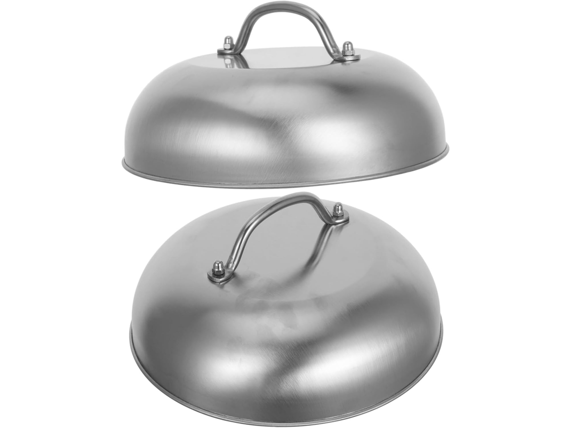 Tampas Redondas De 23 Cm , Em Aço Inoxidável 430 Espesso, Resistentes A Altas Temperatu Gokoco (9 Polegadas)
