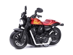 2026 juguete de Modelo de Motocicleta Simulada Con Tracción para Niños, Juego de Regalo Inteligente (rojo)