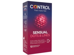 Preservativos Sensual Dots & Lines Control