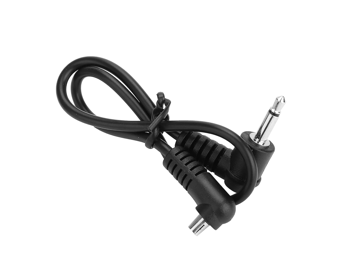 Cabo De Sincronização De Flash Com Conector Jack E Trava De Rosca