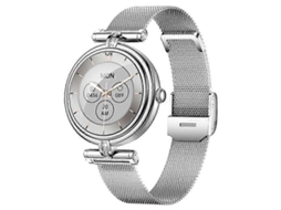 Relógio inteligente feminino AK62, monitor de frequência cardíaca, chamadas Bluetooth, tela redonda de 1,09 polegadas, pulseira de malha. Bicicleta elétrica Ly