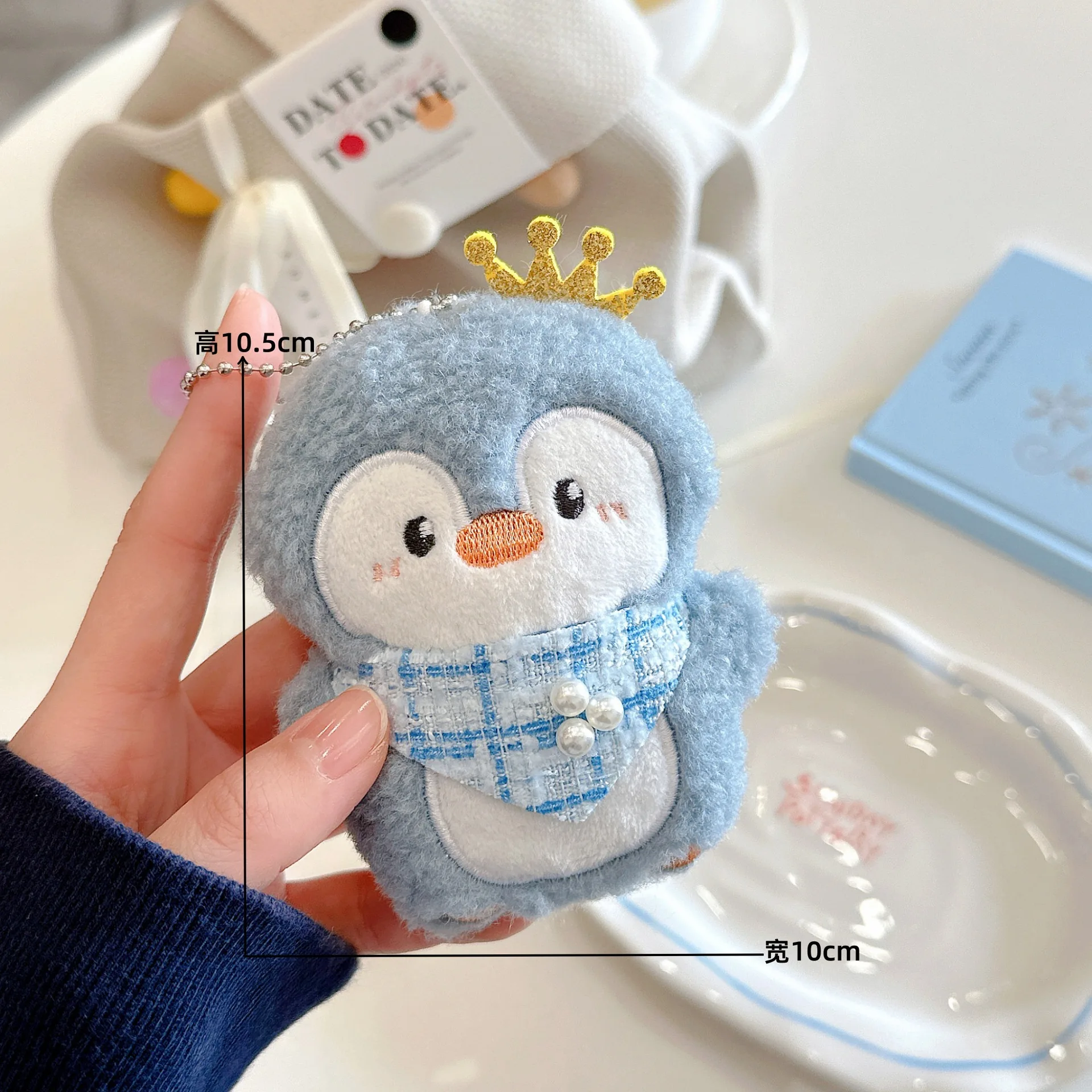 Chaveiro de Pinguim de Pelúcia Fofo e Macio, Pode Ser Usado como Decoração para Chaves de Bolsa. MDUG (estilo 2)
