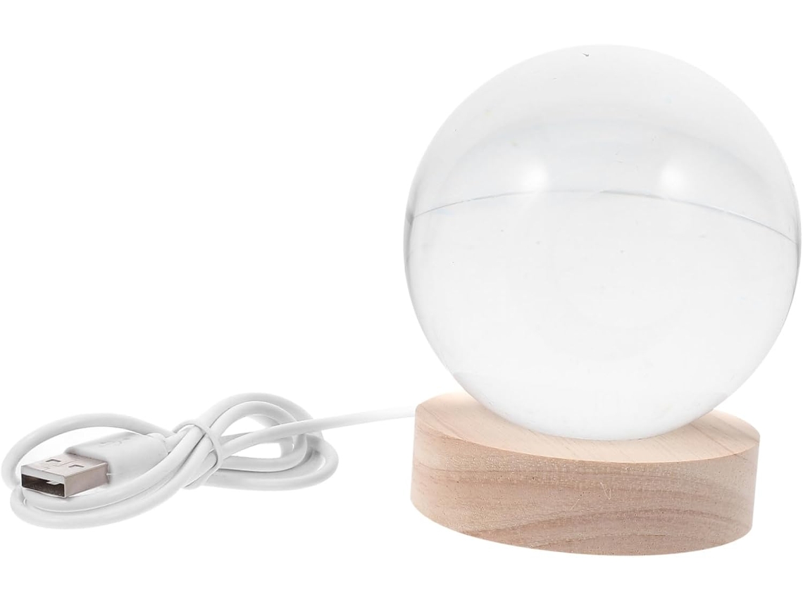 Luminária Noturna Iplusmile Em Formato De Bola Cristal Com Elegante