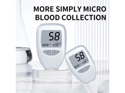Medidor Digital De Glicose No Sangue, Rápido E Preciso, Com Visor Grande