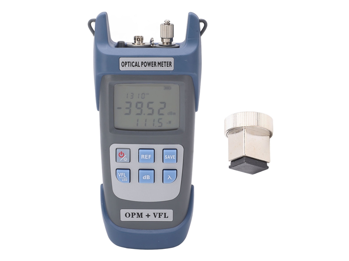 Medidor De Potência Óptica Calibração Rápida Detecto Fibra Óptica 30km -70 A +10dbm