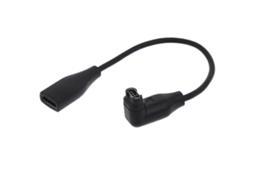 Cabo USB C fêmea atualizado para Garmin Fenix ​​​​7, 7s, 7x, 6, LY, cabo de carregamento para relógio inteligente de bicicleta elétrica