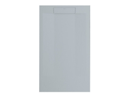 Base De Duche Em Ardósia Suez Cinza 130x80 Cm