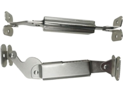 2 Peças De Dobradiça Metal Com Mola Suporte Para Porta Armário, Ferro