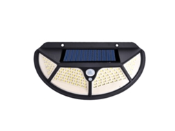 Luz de Parede Solar 102 Led com Sensor de Movimento, Impermeável, 3 Modos para Pátio e Garagem GERTIZ