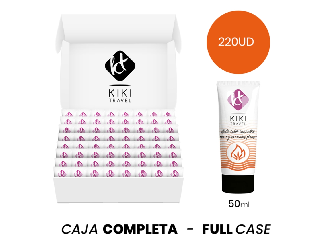 Moq 220 - Kikí Travel Cannabis Aromatizado Gel Deslizante Efeito Calor Intenso - 50 Ml