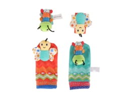 Meias Com Sinos Para Bonecas E Pés De Bebê - Conjunto De Brinquedos Animais Para Recém-nascidos