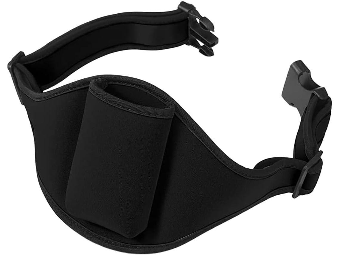 Cinto para Microfone BRILVIBERA com alça antiqueda, suporte de neoprene