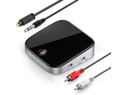 Transmissor E Receptor De Áudio Bluetooth 5.0 2 Em 1, Transmissor Bluetooth 5.0 Com Adaptador Sem Fio De 3,5 Mm