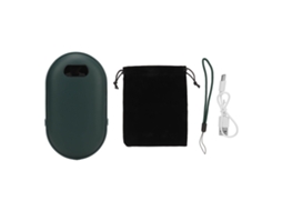 Aquecedor Mãos Bateria Usb Recarregável Verde