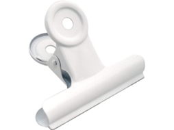 Conjunto de 15 Clipes de Papel Coideal Bulldog 2 Polegadas, Brancos BRILVIBERA