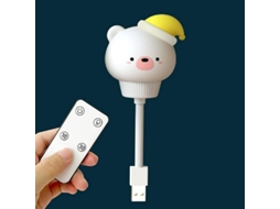 2026 luz de Noite Led Infantil Ursinho Cute para Quarto Bebê Decor Usb Lampada com Controle Remoto
