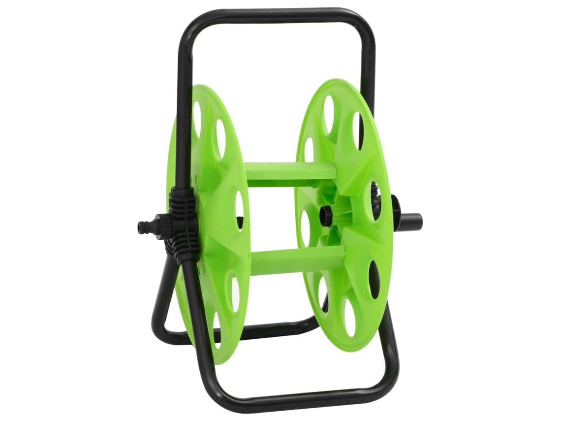 Enrolador de mangueira VIDAXL Verde Aço