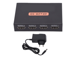 Divisor Hdmi EOOCOO (1 Entrada e 4 Saídas, Tensão 100 240v)