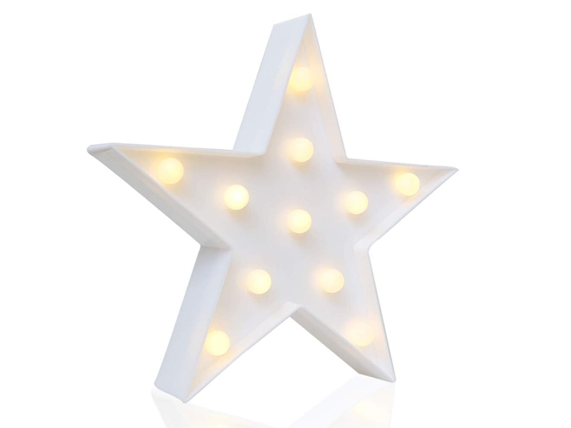 Tressino Luminária Led Novos Anúncios Luminosos Em Forma De Estrela, 25 Cm, 10 Polegadas