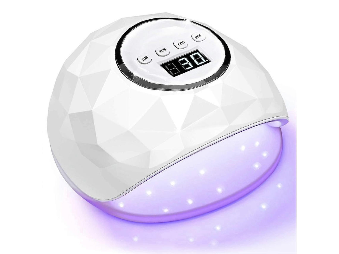 Lâmpada de Unha Uv Led, Secador Unhas Mais Rápido para Esmalte Gel, Cura com 4 Temporizador C Onfiguração Tela Lcd GOKOCO