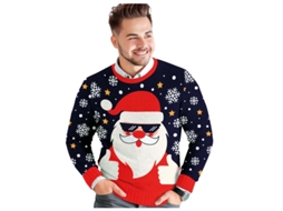 Suéter legal de Natal do Papai Noel para homens