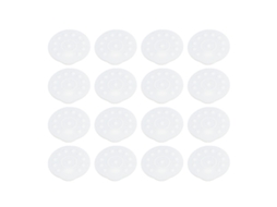 Mali 16pcs Membrana de Silicone para Bomba de Leite, Acessório de Reposição Branco