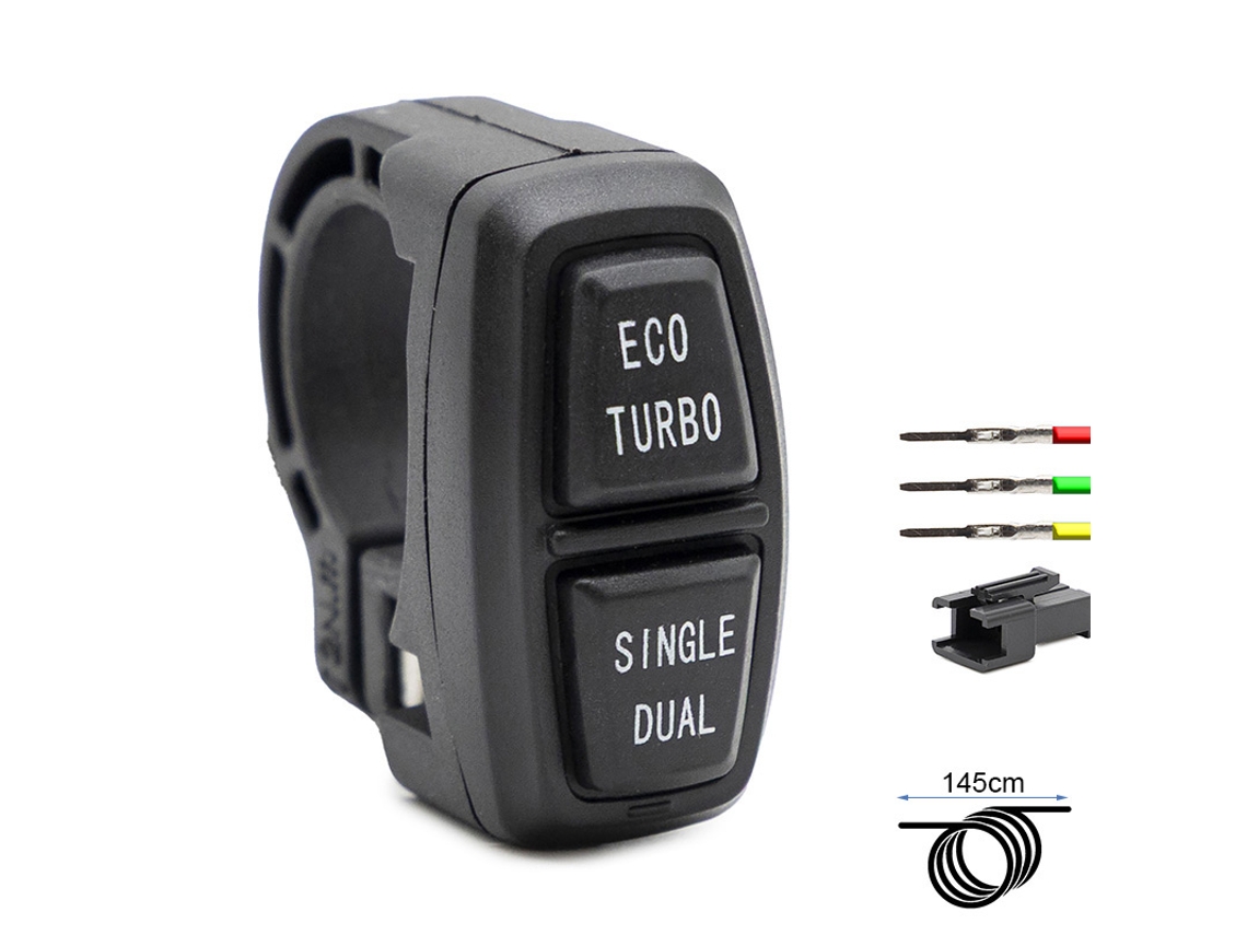 Botoneira Eco Turbo Single Dual - 1,5m - Conector Sm