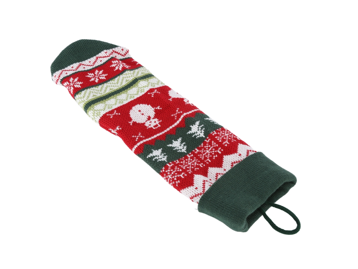 Decoração Natal Meia Criança Saco Presente Rope Verde