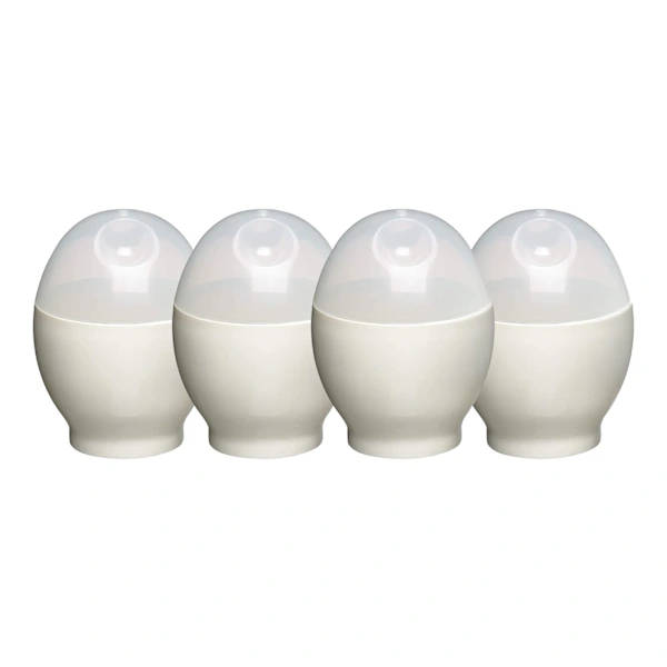 Cozedor De Ovos Para Micro, Ondas Para Cozimento Rápido(pacote Com 4)